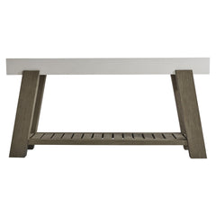 Rochelle Weathered Teak Outdoor Console Table - Ornate Home