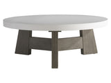 Rochelle Weathered Teak/Quarry Outdoor Cocktail Table - Ornate Home
