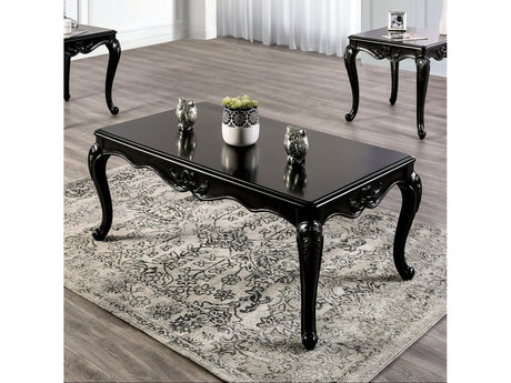 Rochester Black Coffee Table - Ornate Home