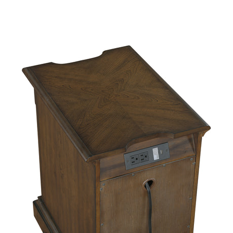 Rochester Brown Chairside Table - Ornate Home