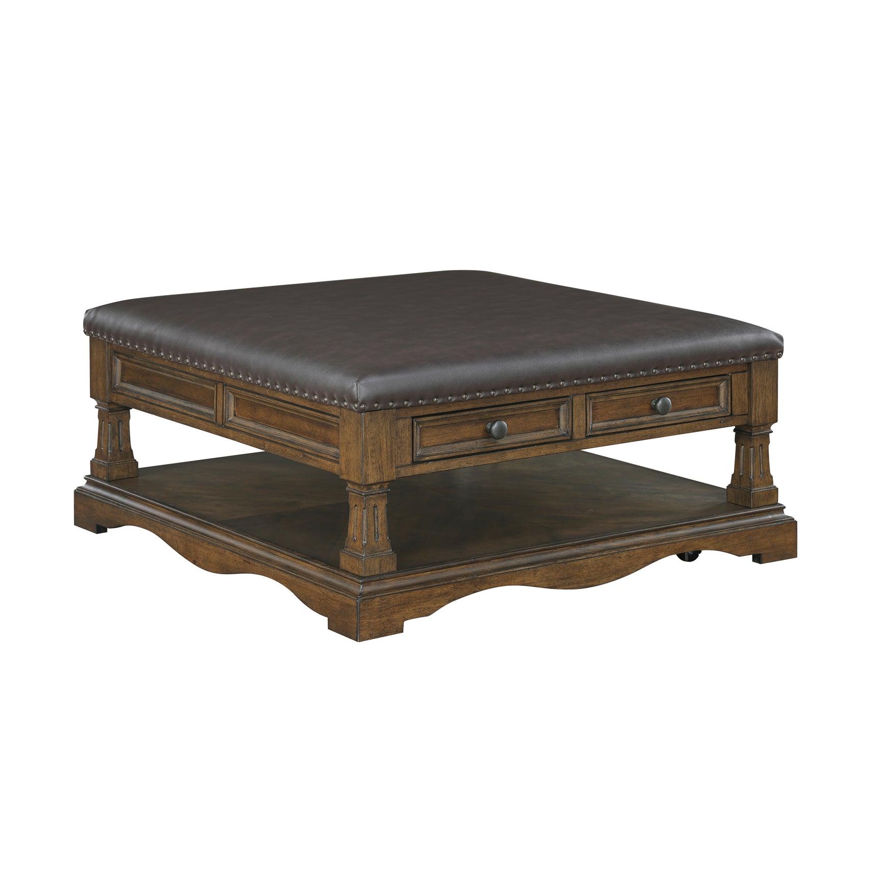 Rochester Brown Cocktail Table - Ornate Home