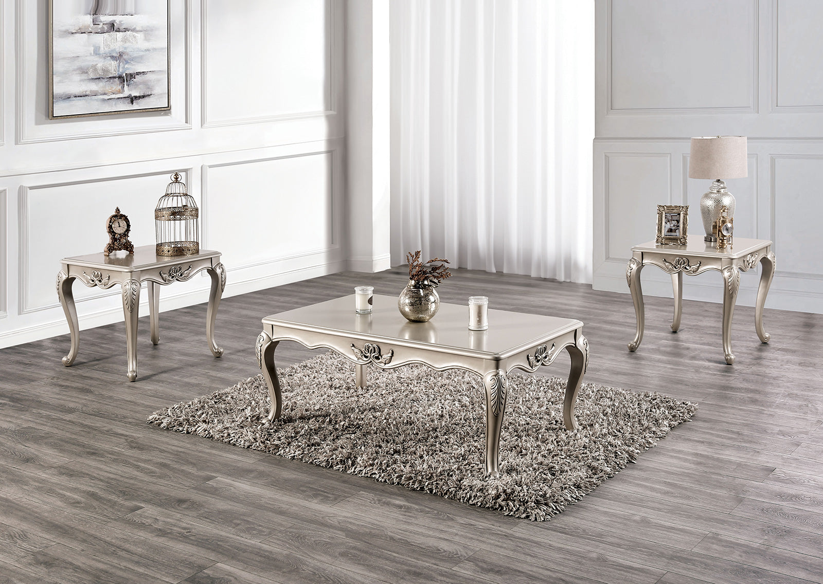 Rochester Champagne Coffee Table - Ornate Home