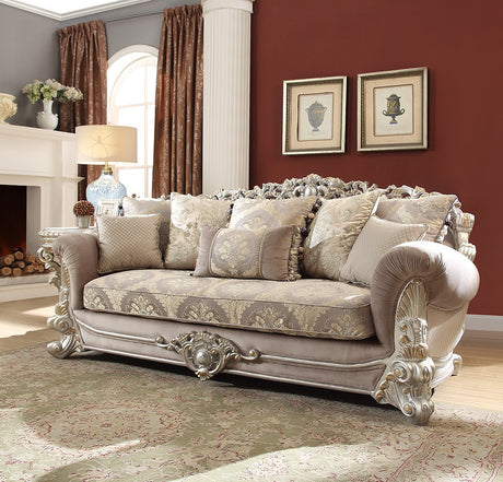 Rochester Silver 3pc Living Room Set / HD-372 - Ornate Home
