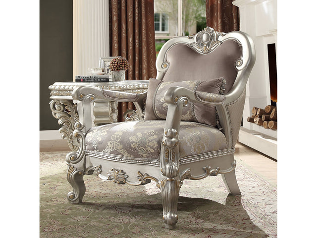 Rochester Silver Chair  / HD-372 - Ornate Home