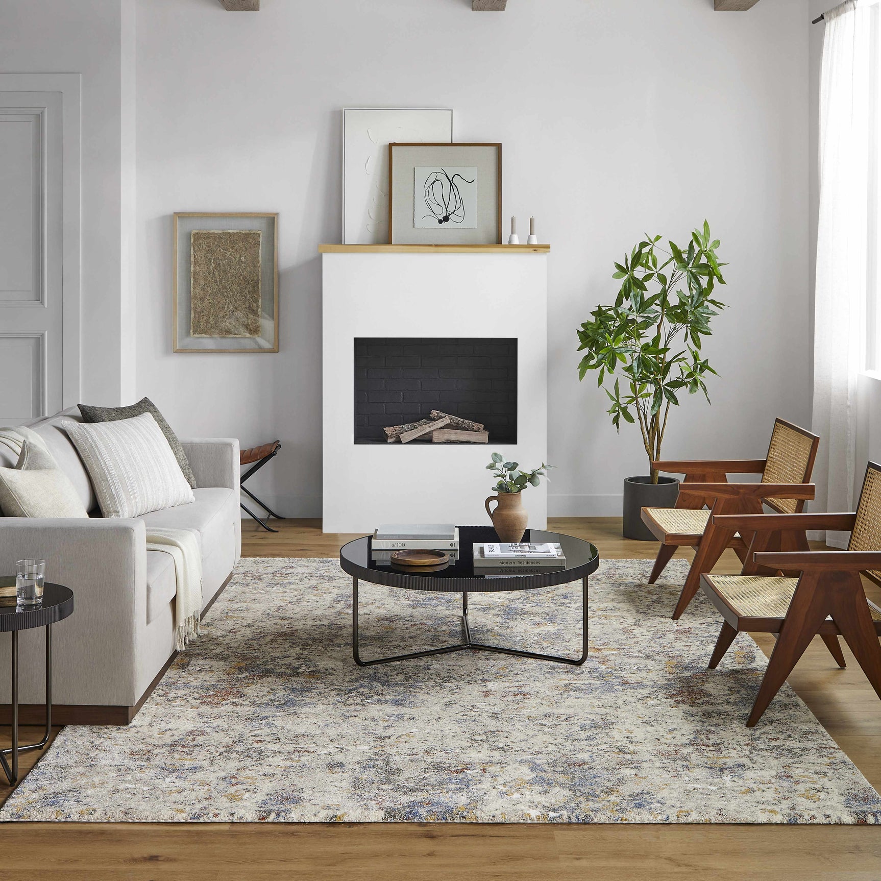 Rock Pattern Thick Area Rug - Ornate Home