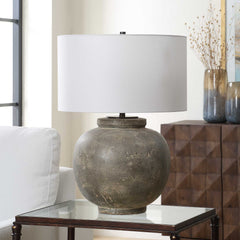 Rock Rust Brown Ages Table Lamp - Ornate Home