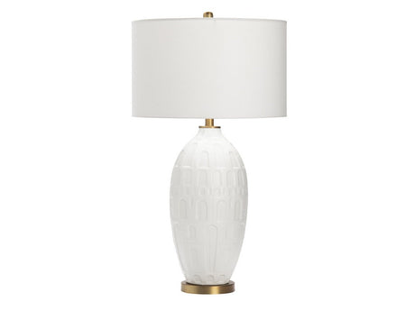 Rock Springs White Table Lamp - Ornate Home