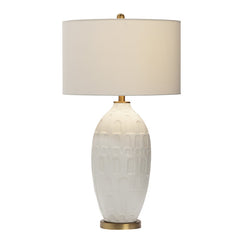 Rock Springs White Table Lamp - Ornate Home