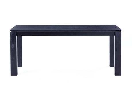 Rockaway 70.86 Dining Table in Black - Ornate Home