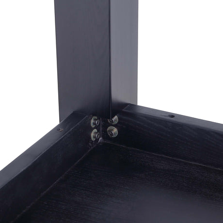 Rockaway 70.86 Dining Table in Black - Ornate Home