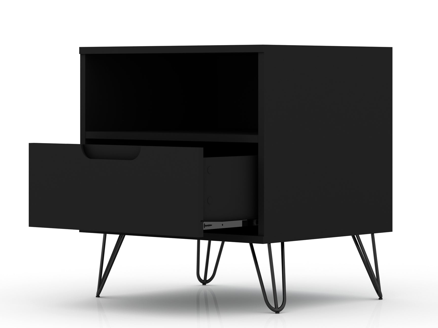 Rockefeller 1.0 Nightstand in Black - Ornate Home