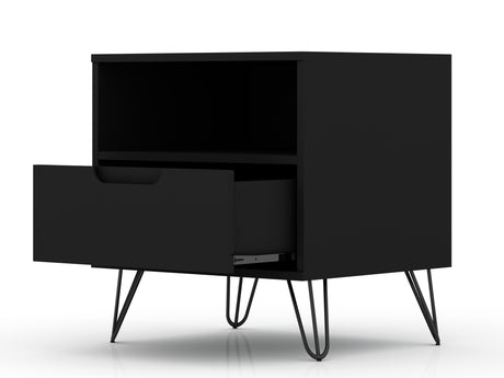 Rockefeller 1.0 Nightstand in Black - Ornate Home