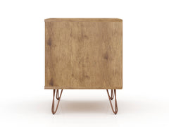 Rockefeller 1.0 Nightstand in Nature and Rose Pink - Ornate Home