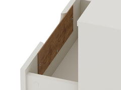 Rockefeller 1.0 Nightstand in Off White and Nature - Ornate Home