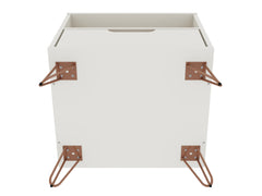 Rockefeller 1.0 Nightstand in Off White and Nature - Ornate Home