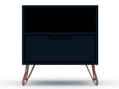 Rockefeller 1.0 Nightstand in Tatiana Midnight Blue - Ornate Home