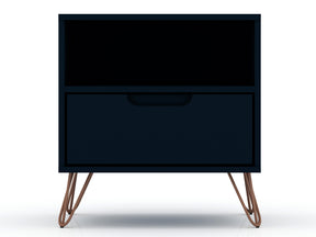 Rockefeller 1.0 Nightstand in Tatiana Midnight Blue - Ornate Home