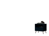 Rockefeller 1.0 Nightstand in Tatiana Midnight Blue - Ornate Home