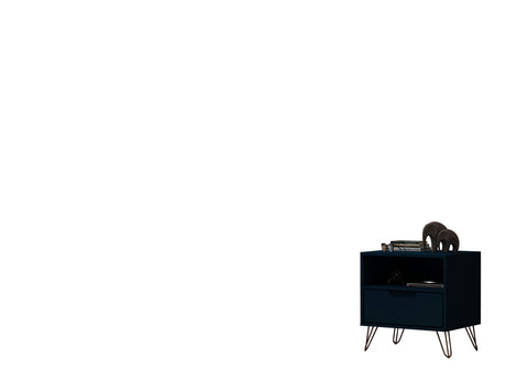 Rockefeller 1.0 Nightstand in Tatiana Midnight Blue - Ornate Home