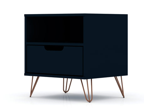 Rockefeller 1.0 Nightstand in Tatiana Midnight Blue - Ornate Home