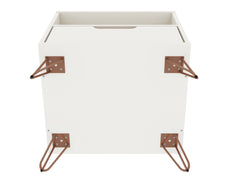 Rockefeller 1.0 Nightstand in White - Ornate Home