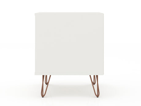 Rockefeller 1.0 Nightstand in White - Ornate Home