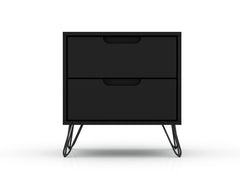Rockefeller 2.0 Nightstand in Black - Ornate Home