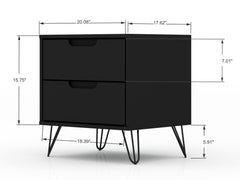 Rockefeller 2.0 Nightstand in Black - Ornate Home