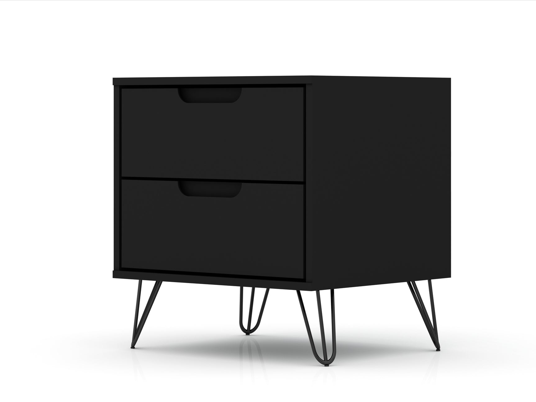Rockefeller 2.0 Nightstand in Black - Ornate Home