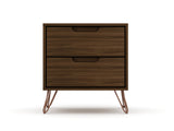 Rockefeller 2.0 Nightstand in Brown - Ornate Home