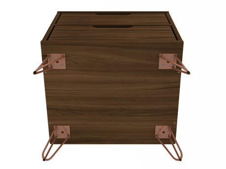 Rockefeller 2.0 Nightstand in Brown - Ornate Home