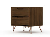 Rockefeller 2.0 Nightstand in Brown - Ornate Home