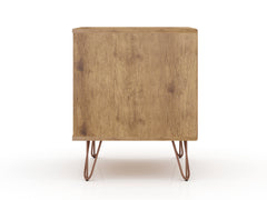 Rockefeller 2.0 Nightstand in Nature and Rose Pink - Ornate Home