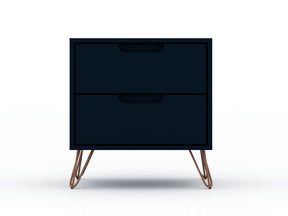 Rockefeller 2.0 Nightstand in Tatiana Midnight Blue - Ornate Home