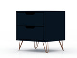 Rockefeller 2.0 Nightstand in Tatiana Midnight Blue - Ornate Home
