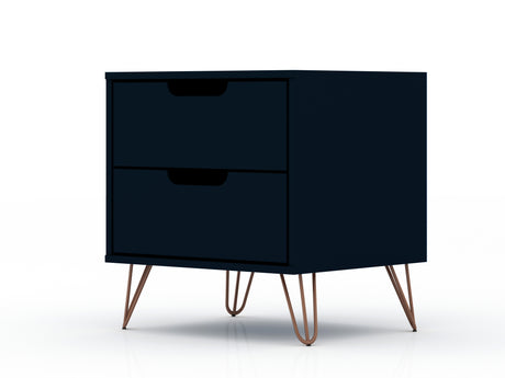 Rockefeller 2.0 Nightstand in Tatiana Midnight Blue - Ornate Home