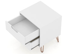 Rockefeller 2.0 Nightstand in White - Ornate Home