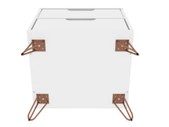Rockefeller 2.0 Nightstand in White - Ornate Home