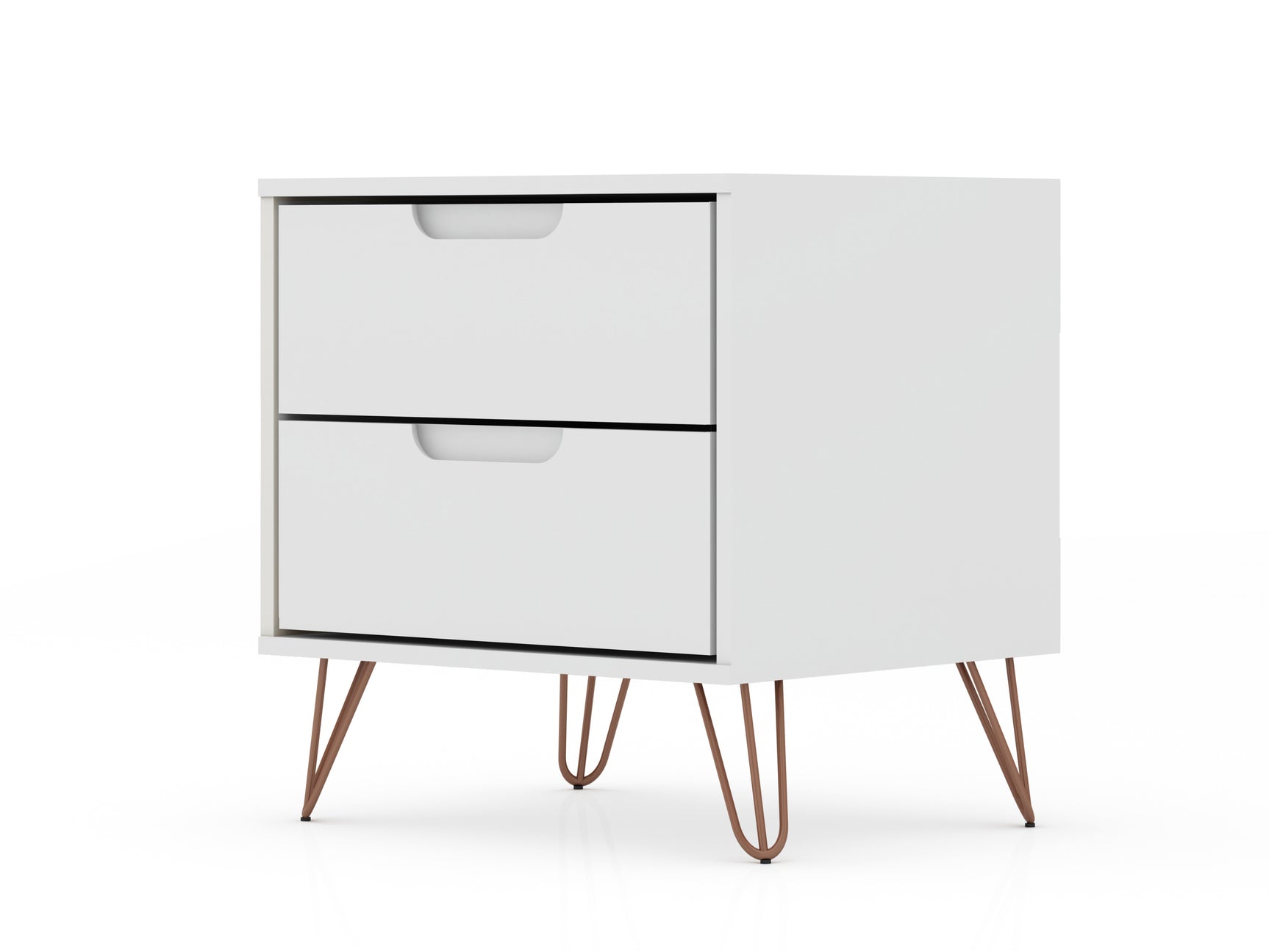 Rockefeller 2.0 Nightstand in White - Ornate Home