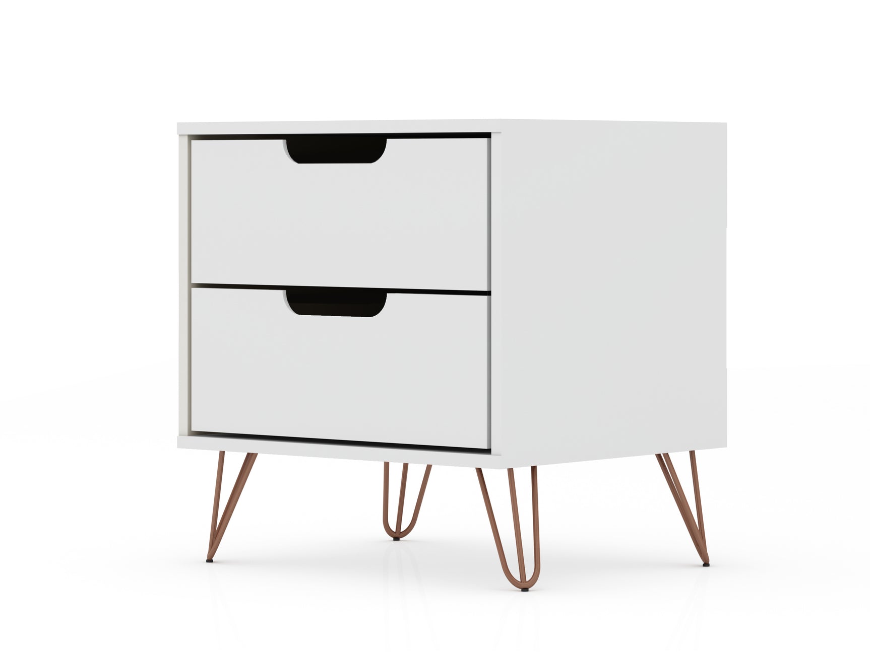 Rockefeller 2.0 Nightstand in White - Ornate Home