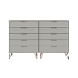 Rockefeller 3-Piece Off White Dresser and Nightstand Set - Ornate Home