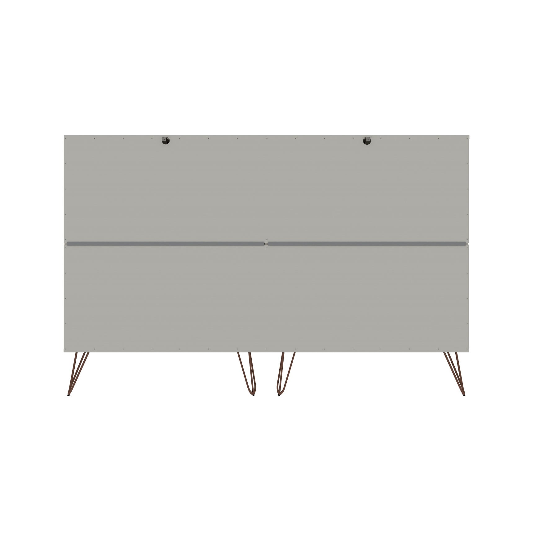 Rockefeller 3-Piece Off White and Nature Dresser and Nightstand Set - Ornate Home