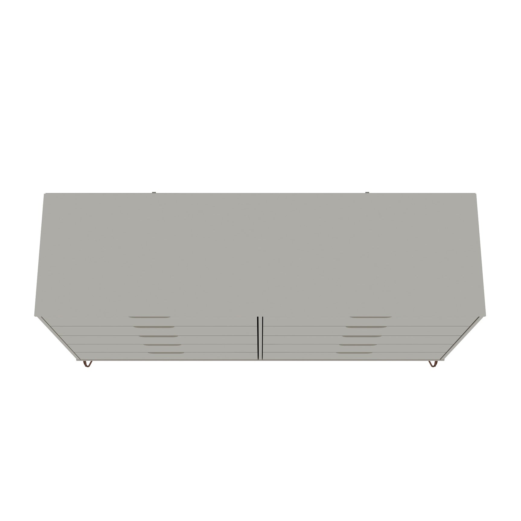 Rockefeller 3-Piece Off White and Nature Dresser and Nightstand Set - Ornate Home