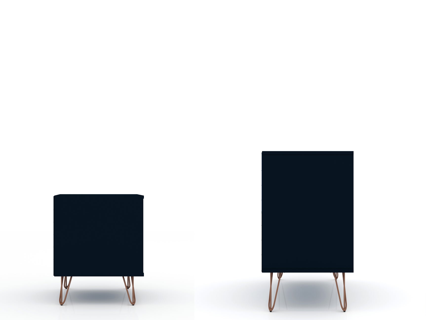 Rockefeller Dresser and Nightstand Set in Tatiana Midnight Blue - Ornate Home