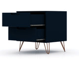 Rockefeller Dresser and Nightstand Set in Tatiana Midnight Blue - Ornate Home