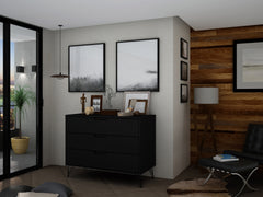 Rockefeller Dresser in Black - Ornate Home