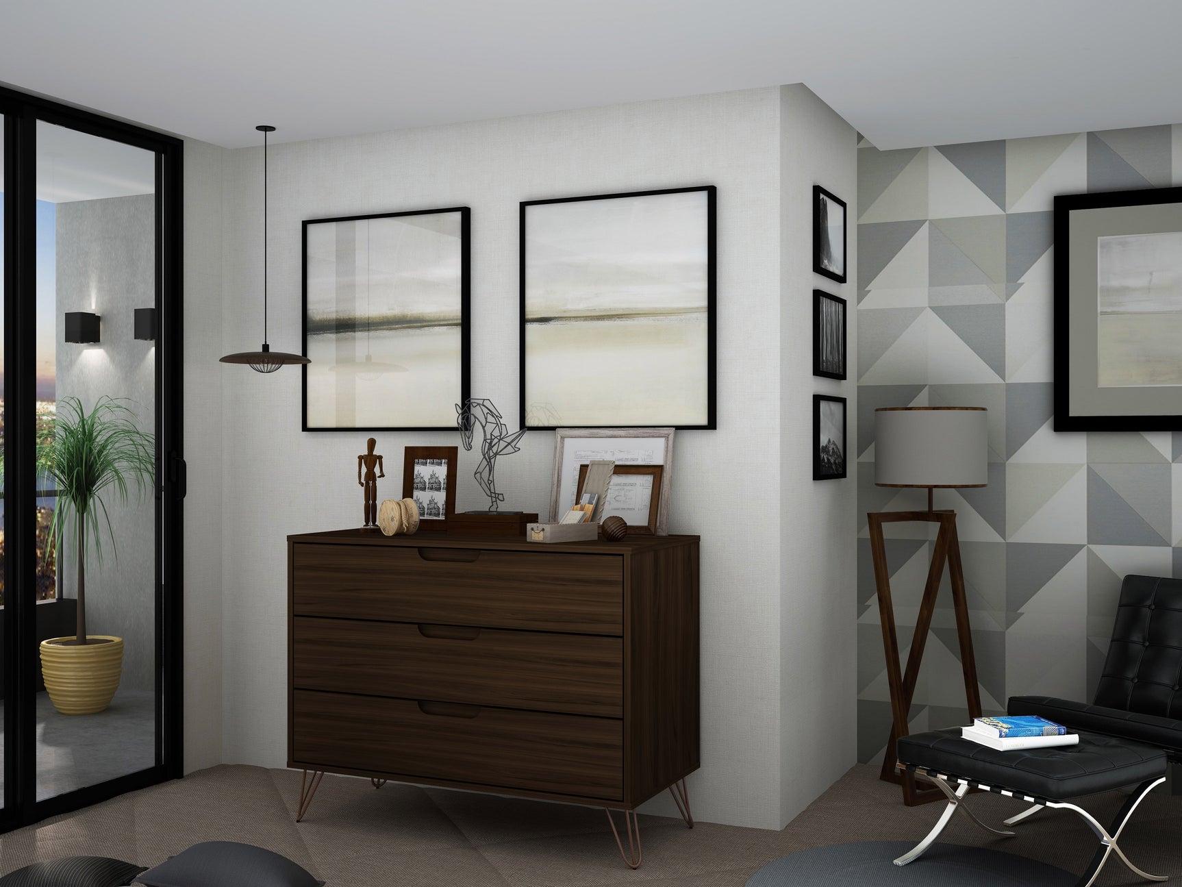 Rockefeller Dresser in Brown - Ornate Home