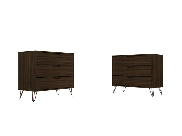 Rockefeller Dresser in Brown (set of 2) - Ornate Home