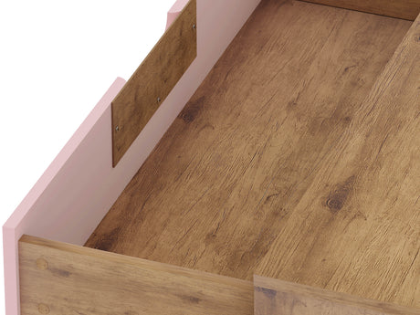 Rockefeller Dresser in Nature and Rose Pink (set of 2) - Ornate Home