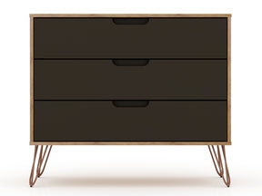 Rockefeller Dresser in Nature and Textured Grey - Ornate Home
